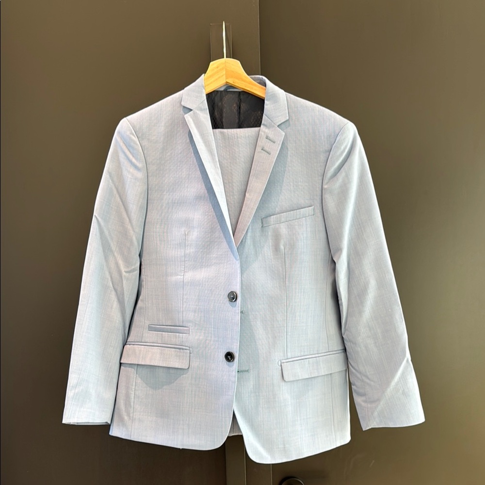 Men's Father & Sons Light Blue Suit NWT